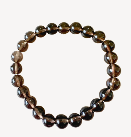 be blessed | smoky quartz diffuser bracelet