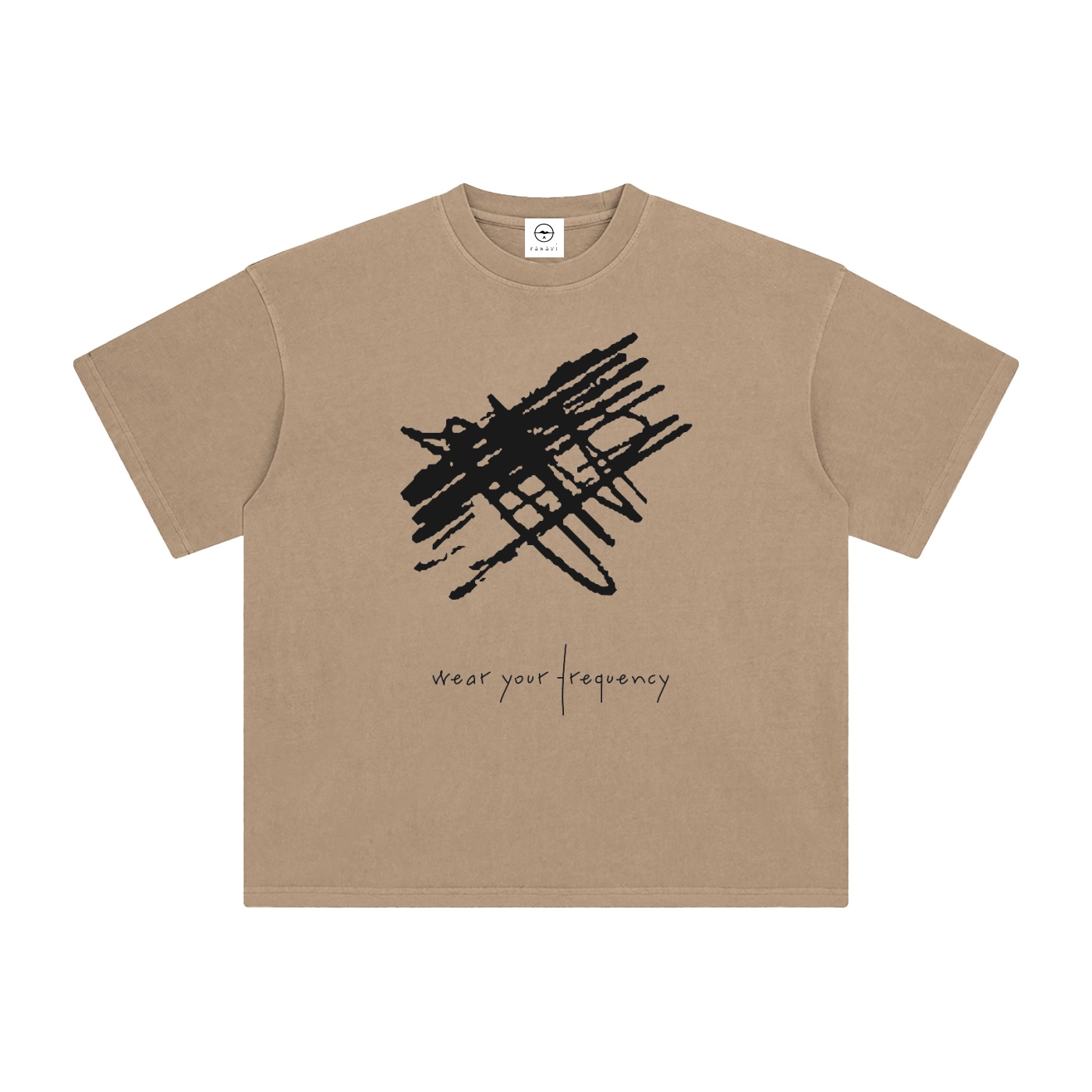wear your frequency | enzyme washed t-shirt - Image 3