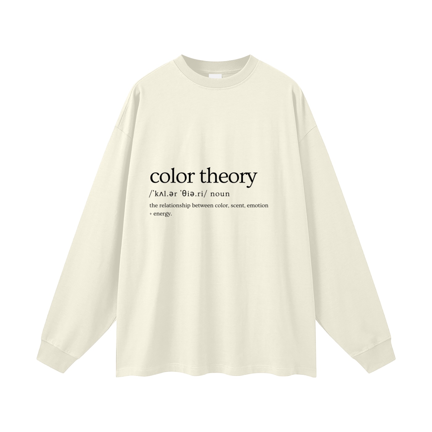 color theory - definition | oversized uni long sleeve t-shirt - Image 7