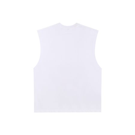Alternative view of Raw Edge Cotton Tank Top