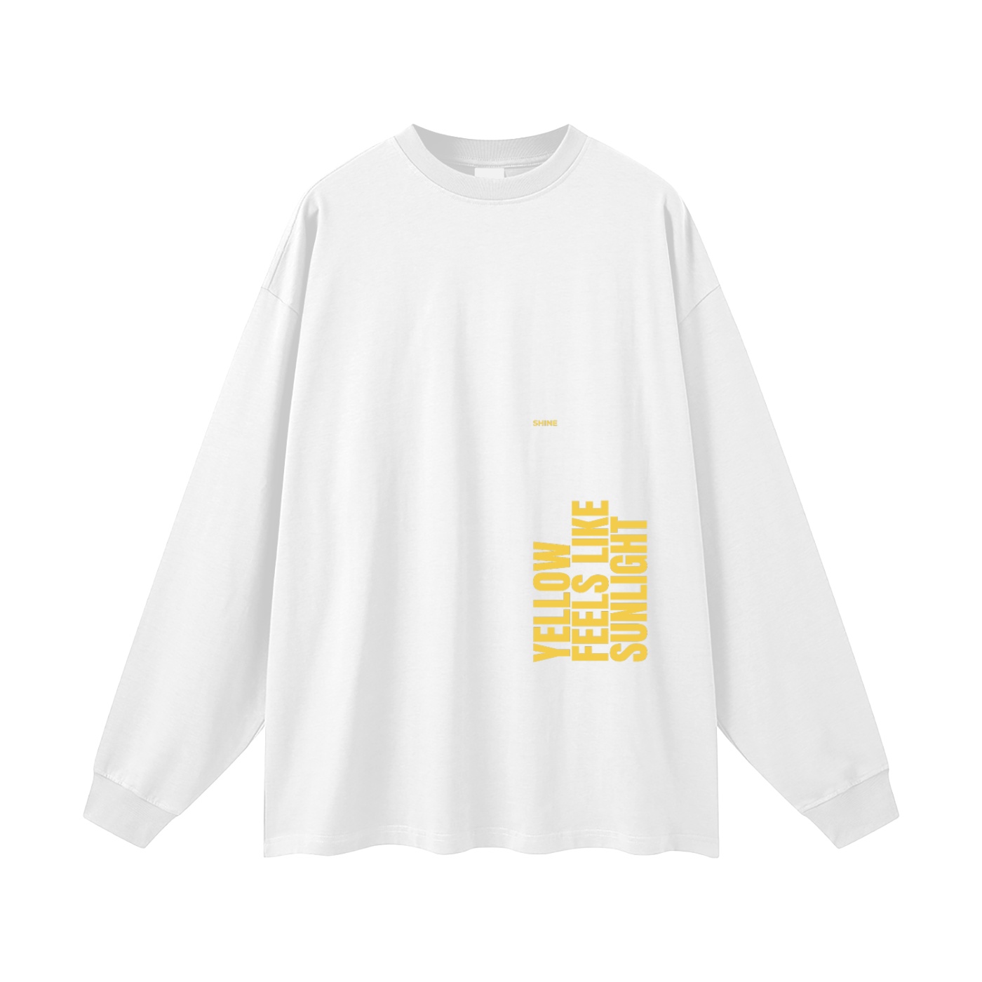 shine | oversized uni long sleeve t-shirt - Image 5