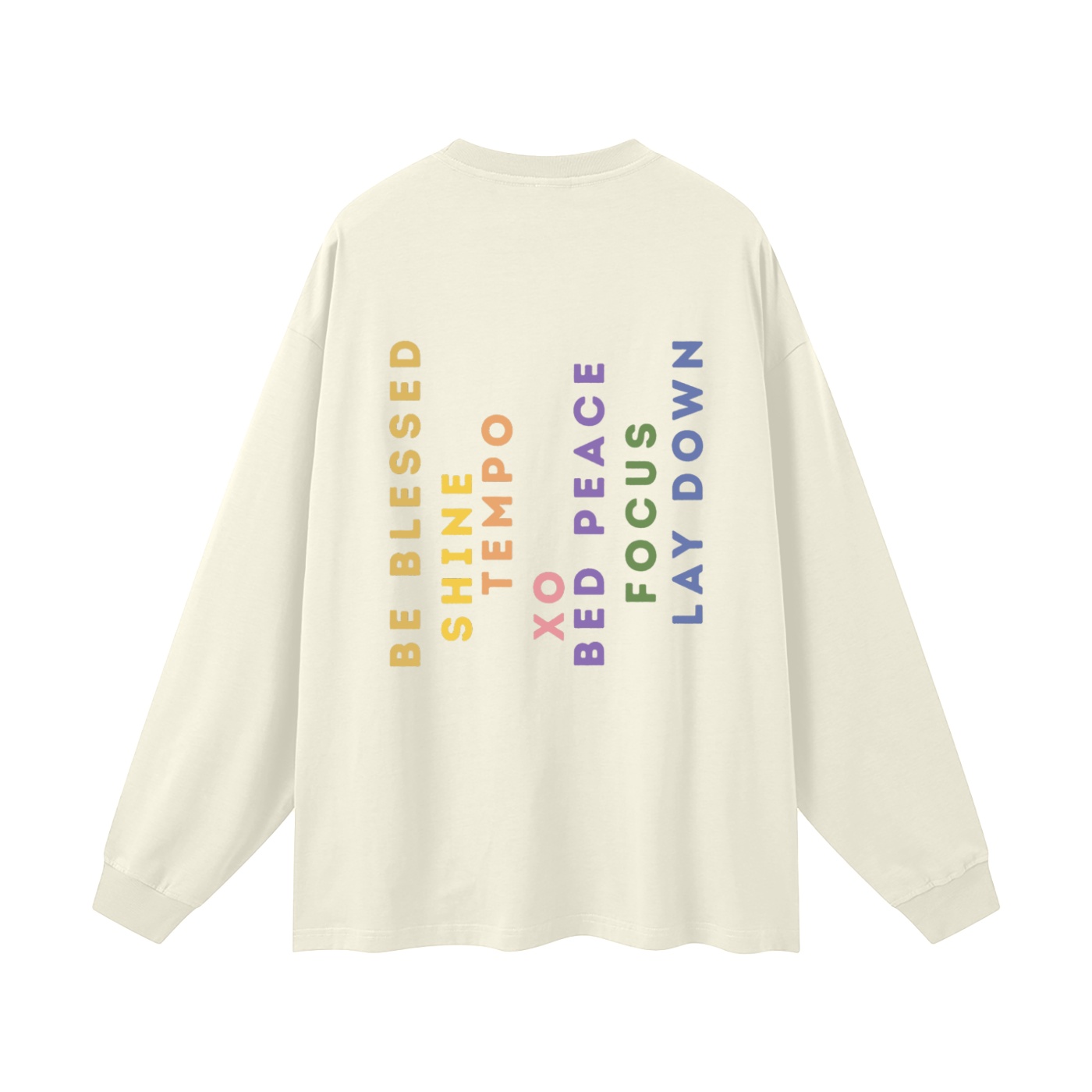 what color w/ album | oversized uni long sleeve t-shirt - Image 4
