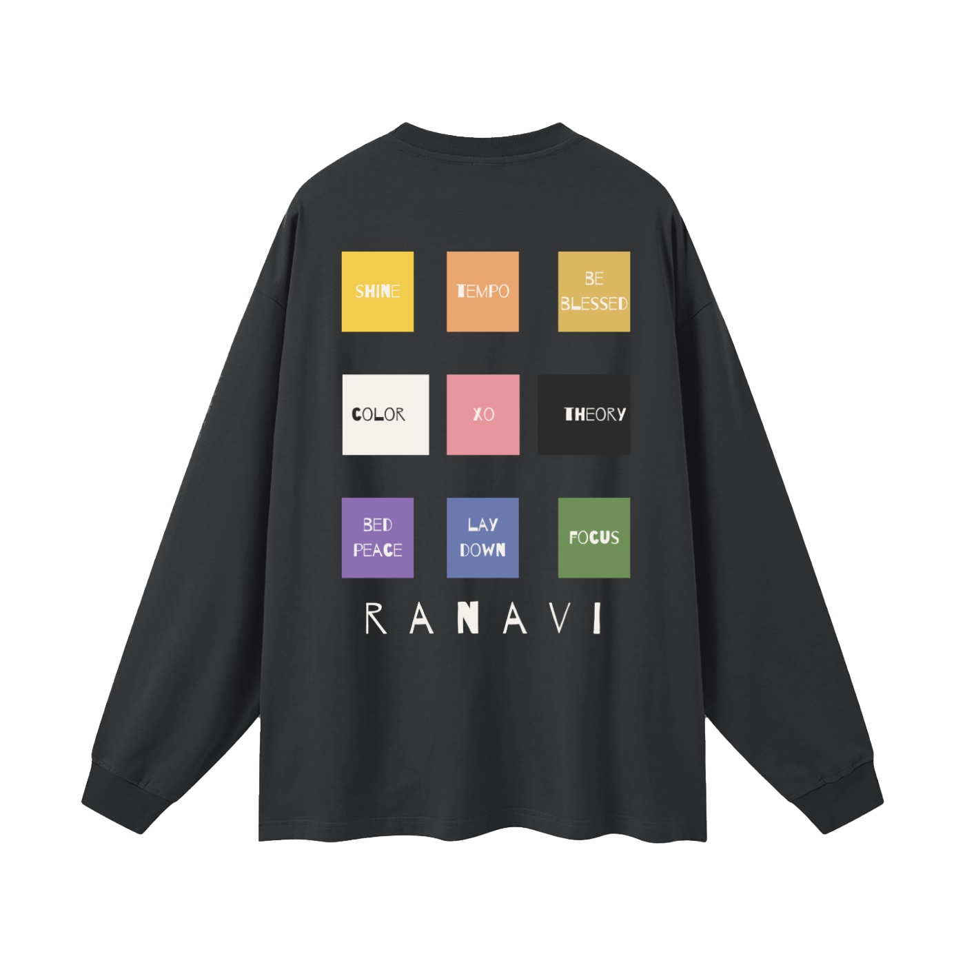 color theory - definition | oversized uni long sleeve t-shirt - Image 4