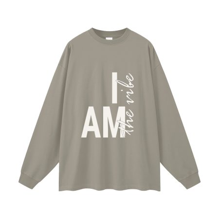i am the vibe | oversized uni long sleeve t-shirt - Image 3