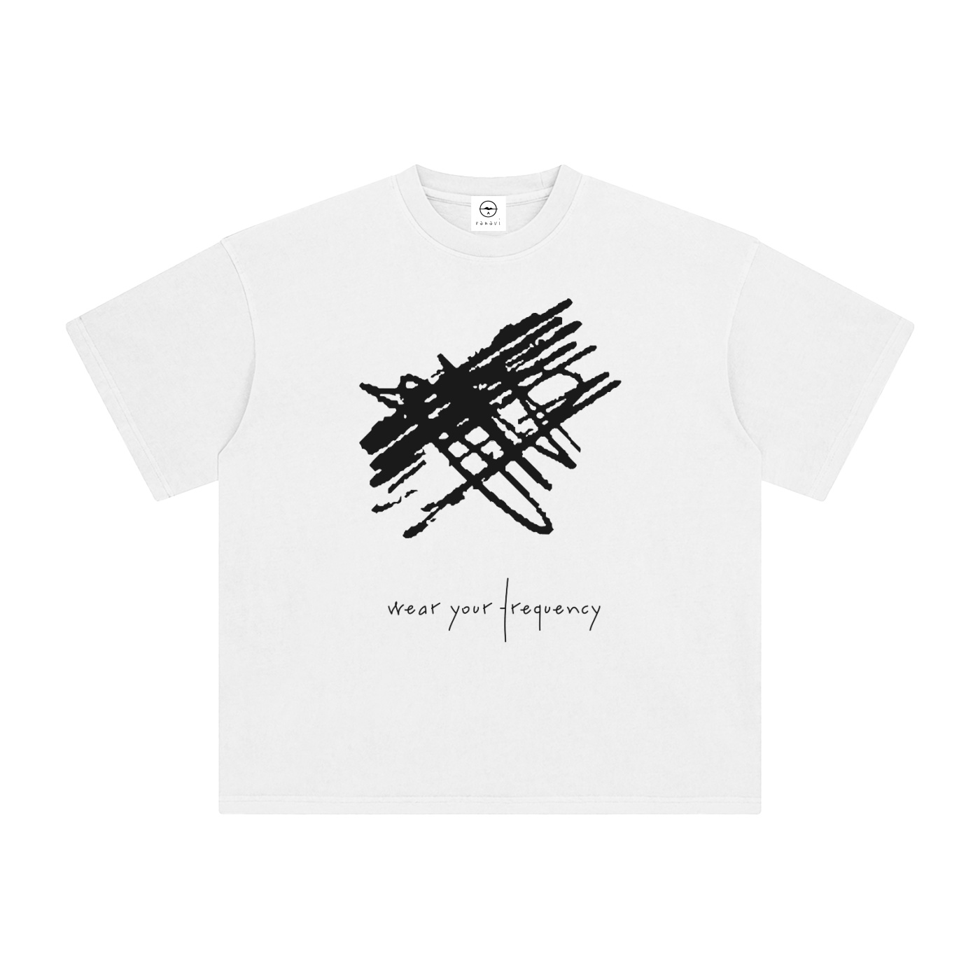 wear your frequency | enzyme washed t-shirt