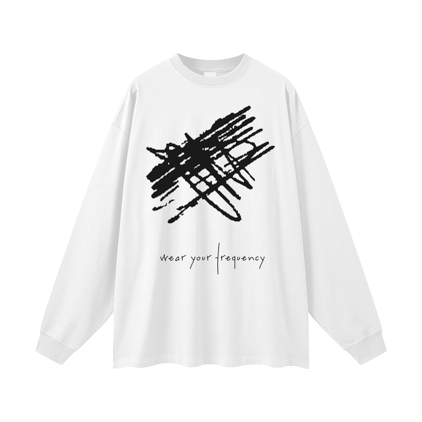 wear frequency | oversized uni long sleeve t-shirt - Image 9