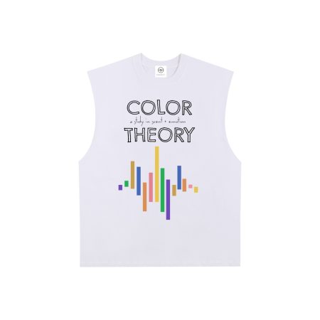 Raw Edge Cotton Tank Top