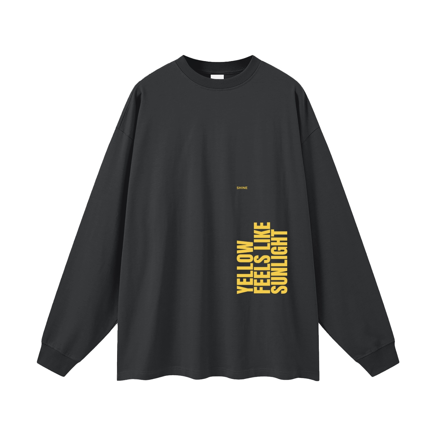 shine | oversized uni long sleeve t-shirt - Image 3