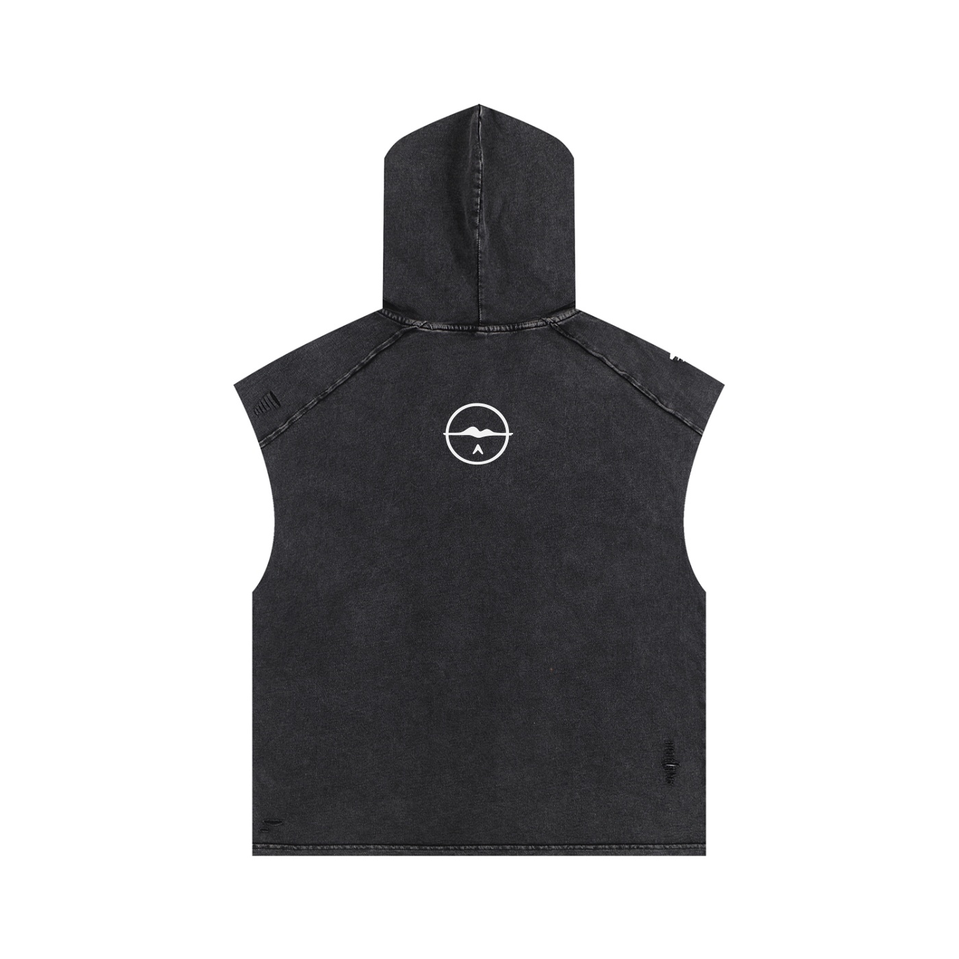 white wear frequency | hooded tank top - Image 2