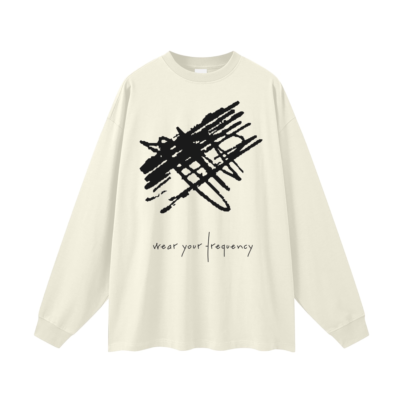 wear frequency | oversized uni long sleeve t-shirt - Image 11