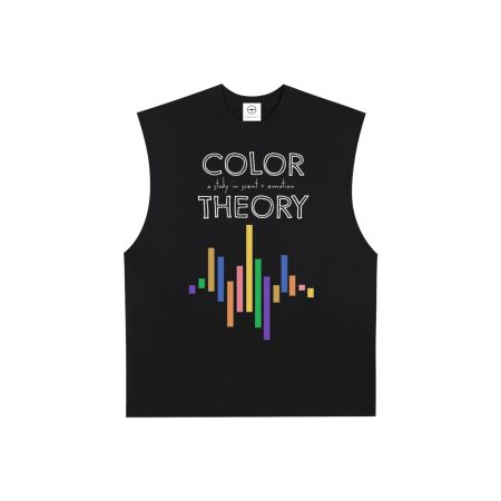 color theory - sound wave | tank top