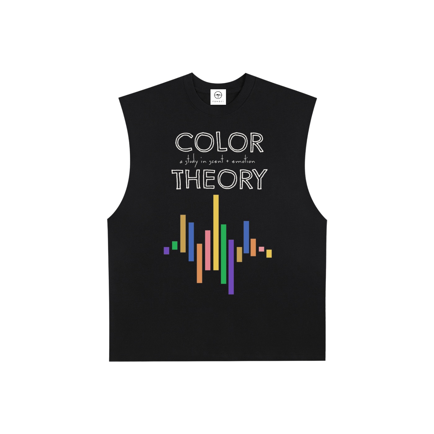 color theory - sound wave | tank top