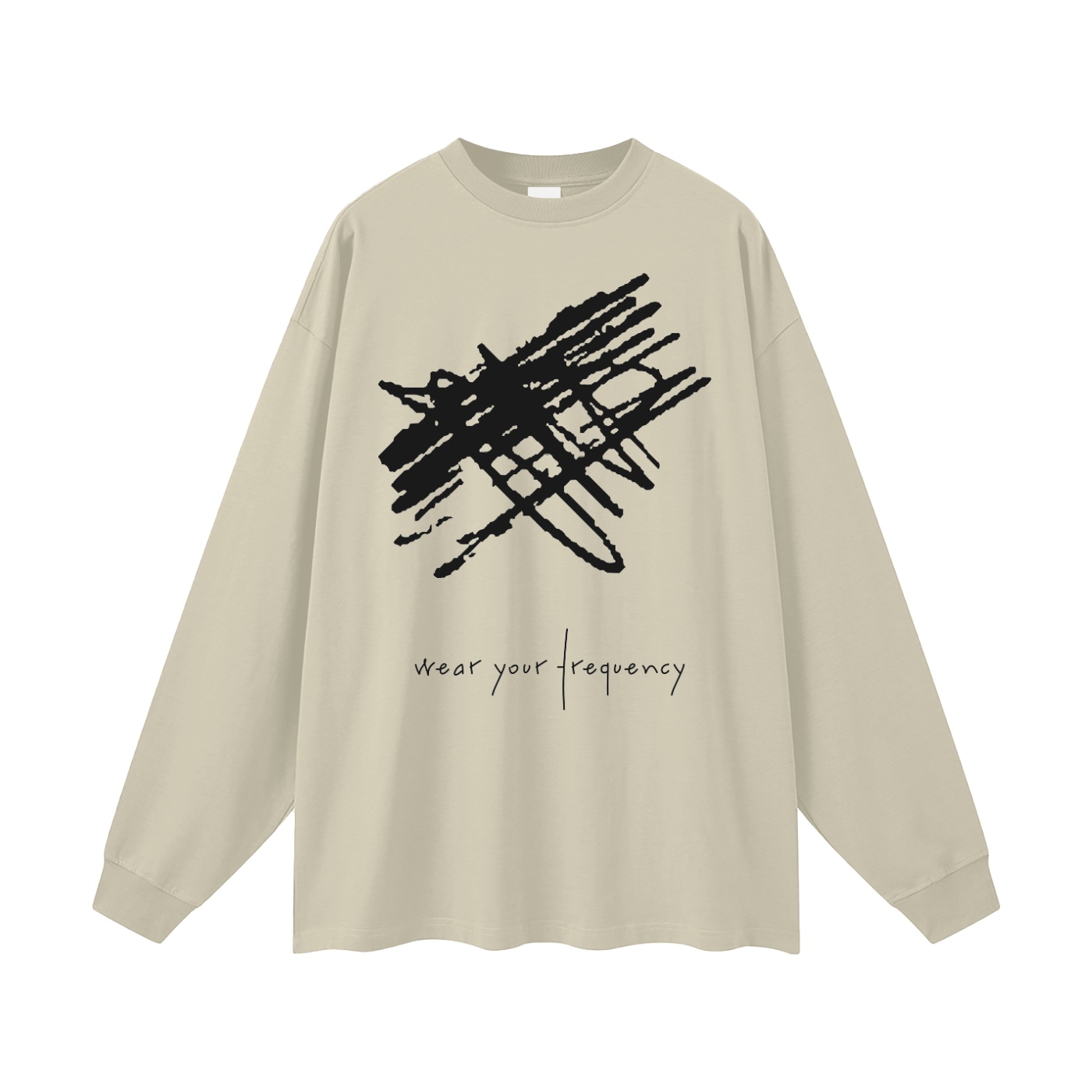 wear frequency | oversized uni long sleeve t-shirt - Image 7