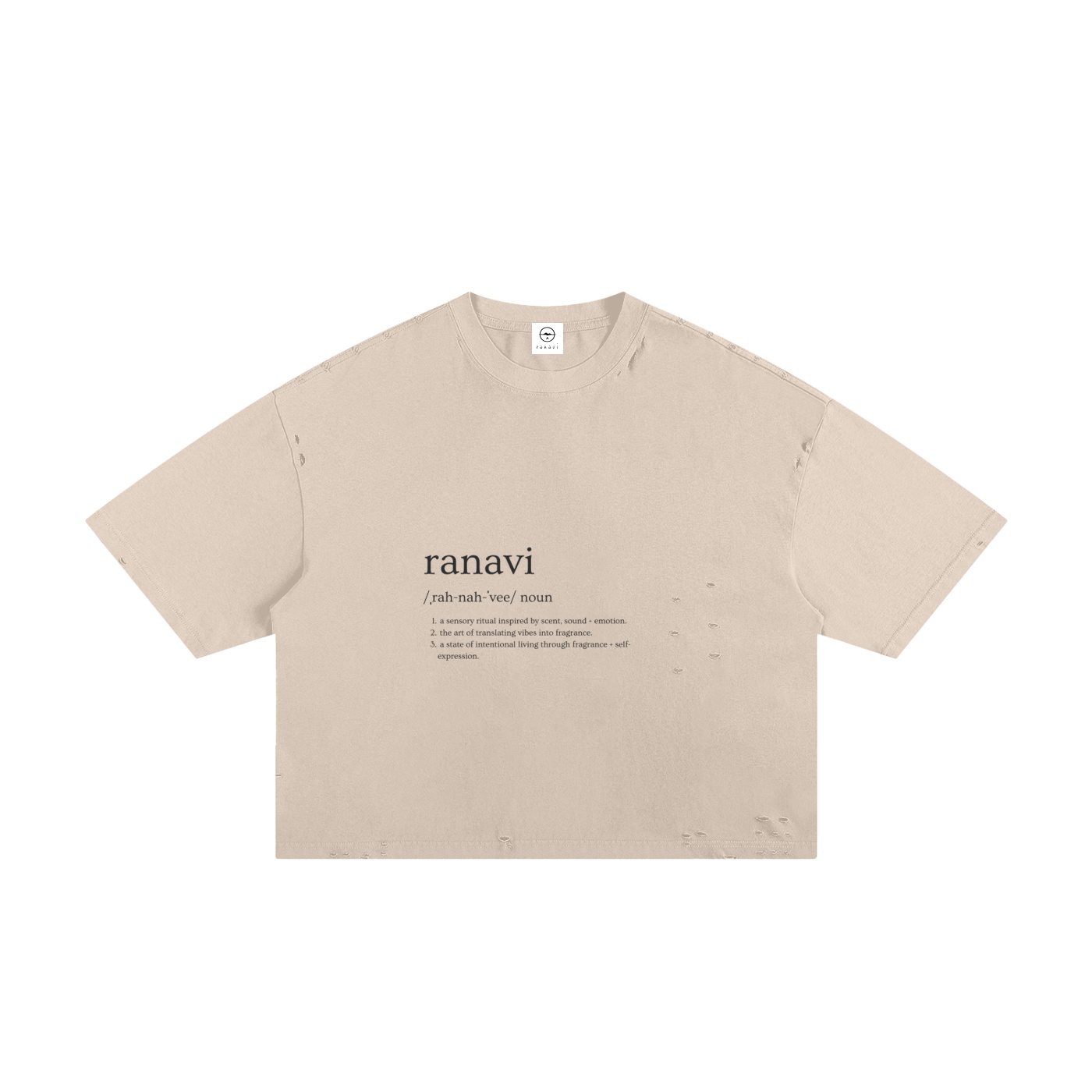 Classic Frayed Boxy Tee - Image 3
