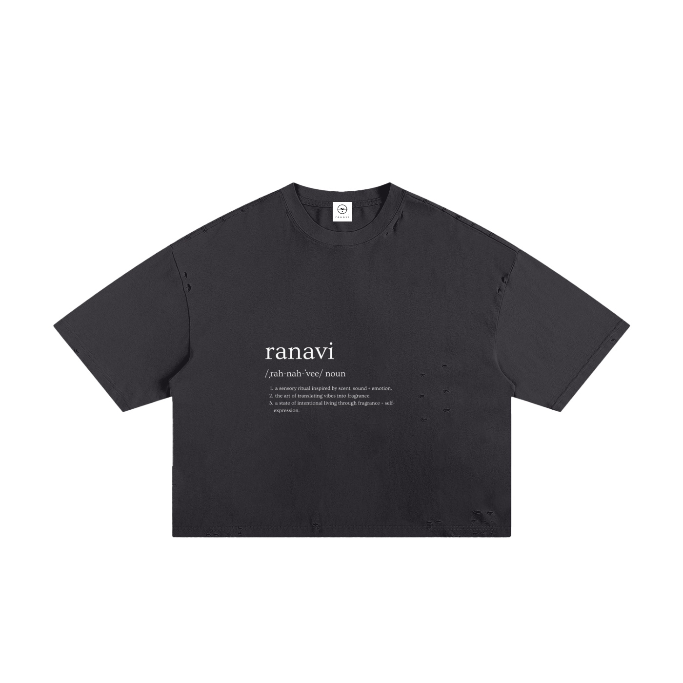 Classic Frayed Boxy Tee - Image 7