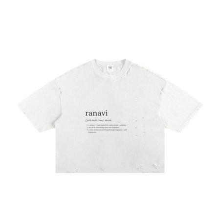 Classic Frayed Boxy Tee