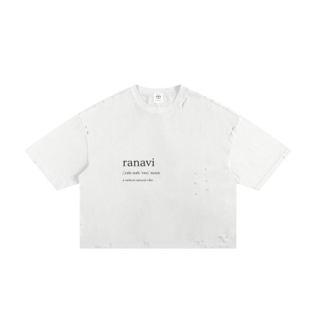 Classic Frayed Boxy Tee
