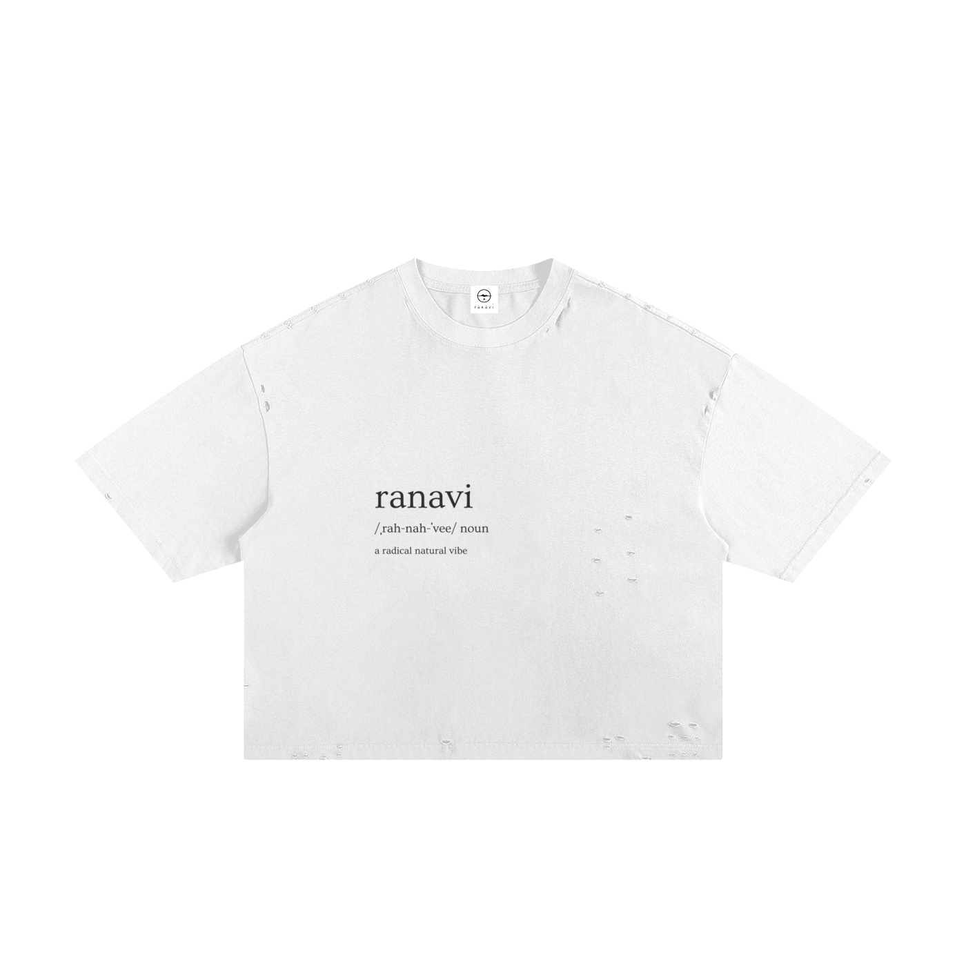 Classic Frayed Boxy Tee