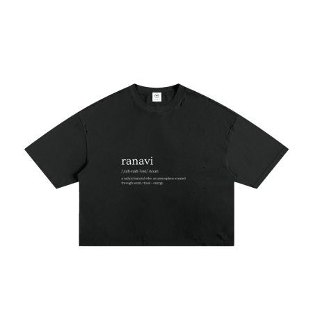 Classic Frayed Boxy Tee