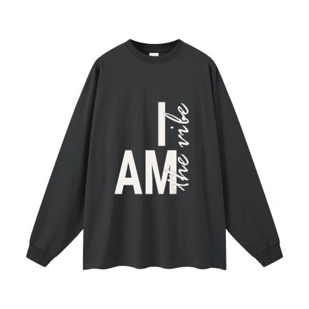 i am the vibe | oversized uni long sleeve t-shirt - Image 5